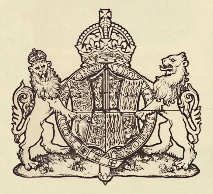 Framed Print : The Queens Coat of Arms, 1937 Framed Print : The Queens Coat of Arms, 1937