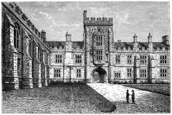 Framed Print : Queens College, Cork, 1900. Artist: W Lawrence Framed Print : Queens College, Cork, 1900. Artist: W Lawrence