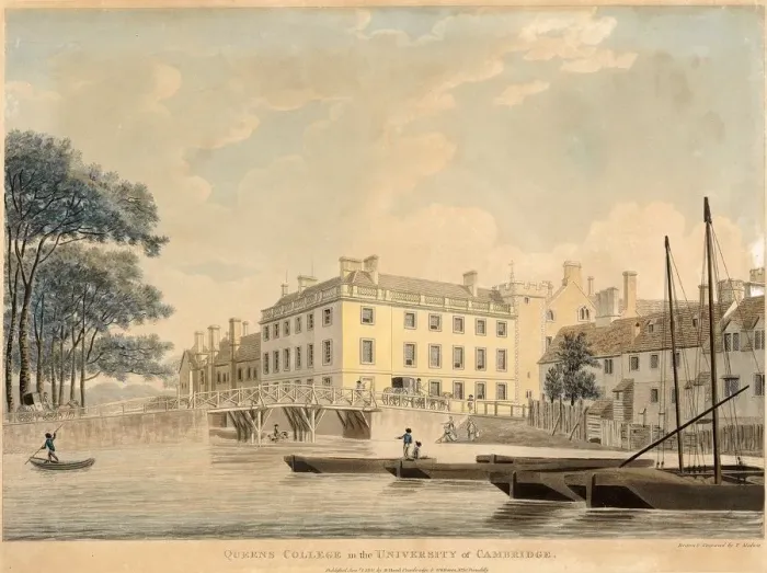 Framed Print : Queens College in the University of Cambridge, pub 1800. Creator: Thomas Malton (1748 - 1804) Framed Print : Queens College in the University of Cambridge, pub 1800. Creator: Thomas Malton (1748 - 1804)