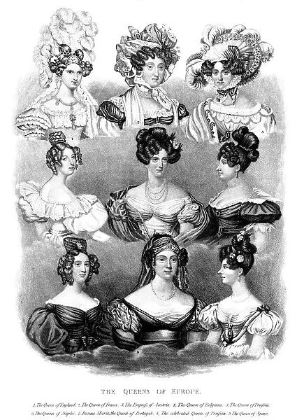 The Queens of Europe, 19th century