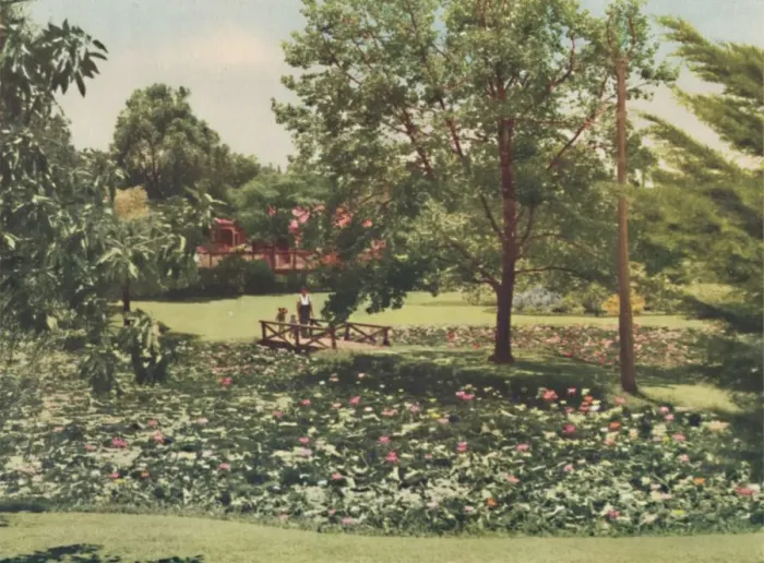 Framed Print : Queens Gardens, c1947. Creator: Unknown Framed Print : Queens Gardens, c1947. Creator: Unknown