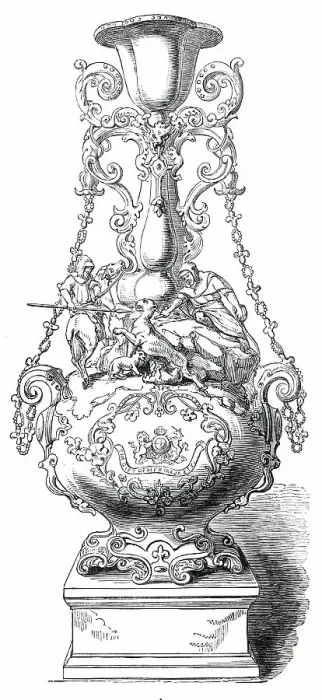 Framed Print : The Queen's Gold Cup, 1850. Creator: Unknown Framed Print : The Queen's Gold Cup, 1850. Creator: Unknown