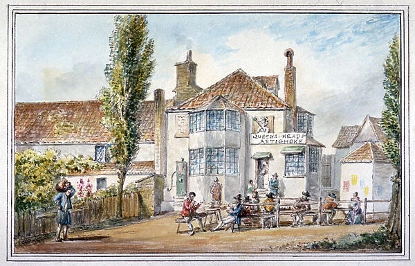 The Queens Head and Artichoke Inn, Regents Park, London, c1810