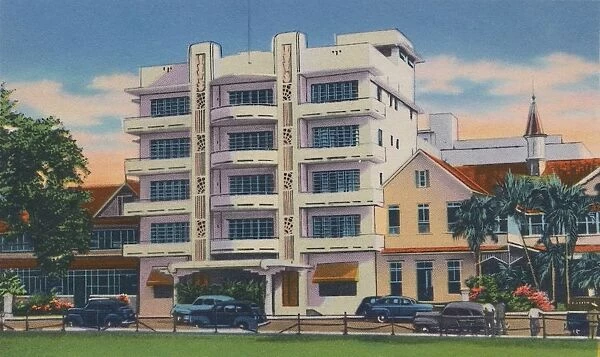 Queens Park Hotel, Port of Spain, Trinidad, B.W.I. c1940s. c1940s. Creator: Unknown