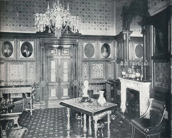 The Queens Private Audience Chamber at Windsor Castle, c1899, (1901). Artist: HN King