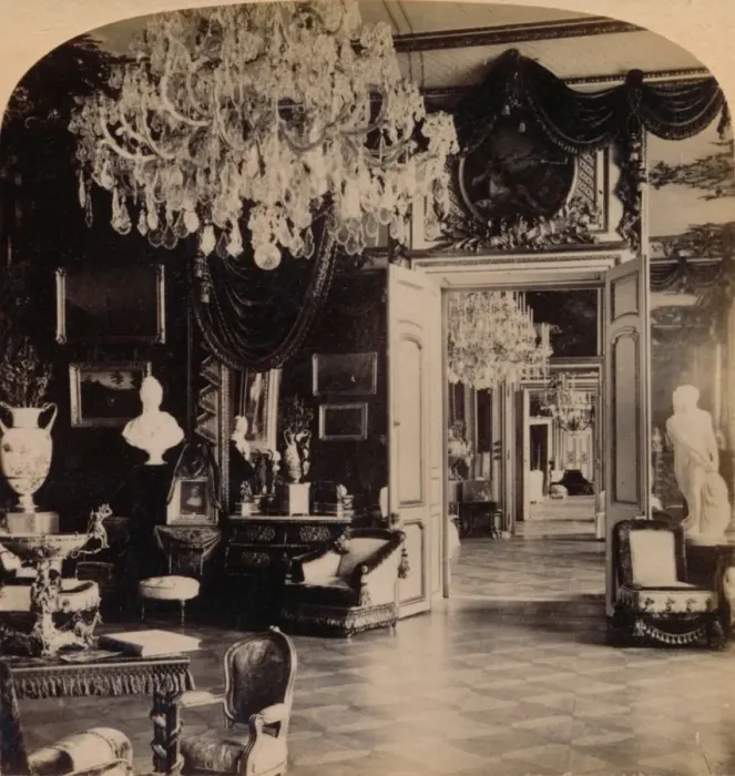 Framed Print : In the Queens Reception Rooms, Royal Palace, Stockholm, Sweden, 1897. Artist: Strohmeyer & Wyman Framed Print : In the Queens Reception Rooms, Royal Palace, Stockholm, Sweden, 1897. Artist: Strohmeyer & Wyman