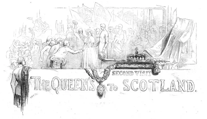 Framed Print : The Queens second visit to Scotland, 1844. Creator: Smyth Framed Print : The Queens second visit to Scotland, 1844. Creator: Smyth