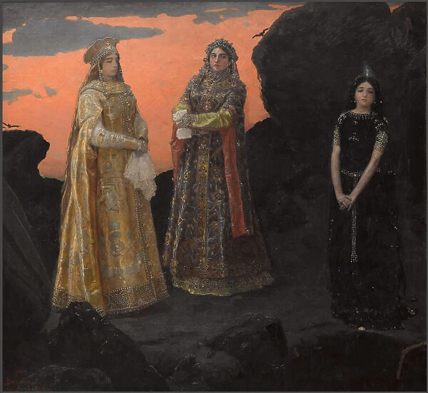 Three queens of the underground kingdom, 1879. Creator: Vasnetsov
