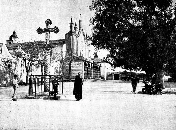 Framed Print : The Queen's Visit to Cimiez: the Monastery of Cimiez, 1895. Creator: Jean Gilletta. The Queen's Visit to Cimiez: the Monastery of Cimiez, 1895. Creator: Jean Gilletta Framed Print : The Queen's Visit to Cimiez: the Monastery of Cimiez, 1895. Creator: Jean Gilletta. The Queen's Visit to Cimiez: the Monastery of Cimiez, 1895. Creator: Jean Gilletta
