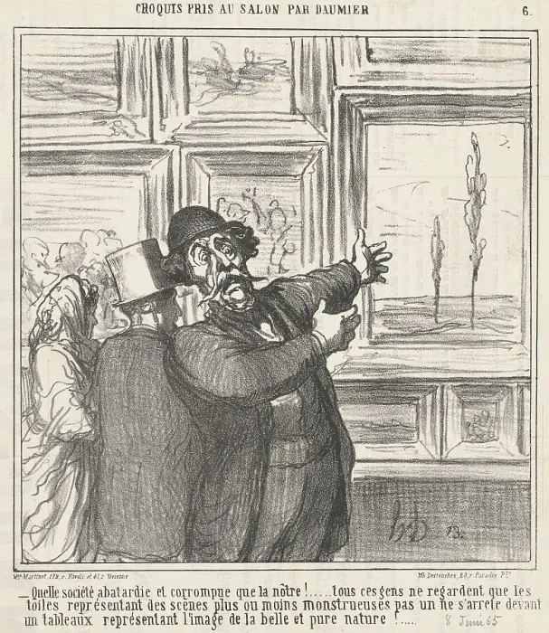 Framed Print : Quelle société abatardie et corrompue que la notre!... 19th century. Creator: Honore Daumier Framed Print : Quelle société abatardie et corrompue que la notre!... 19th century. Creator: Honore Daumier