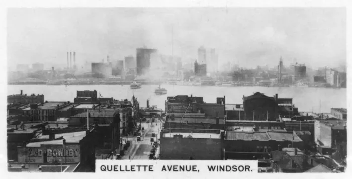 Framed Print : Quellette Avenue, Windsor, Ontario, Canada, c1920s Framed Print : Quellette Avenue, Windsor, Ontario, Canada, c1920s