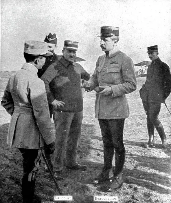 Framed Print : Quelques AS'; Lieutenant Daucourt et capitaine de Beauchamps, 1916. Creator: Unknown. Quelques AS'; Lieutenant Daucourt et capitaine de Beauchamps, 1916. Creator: Unknown Framed Print : Quelques AS'; Lieutenant Daucourt et capitaine de Beauchamps, 1916. Creator: Unknown. Quelques AS'; Lieutenant Daucourt et capitaine de Beauchamps, 1916. Creator: Unknown