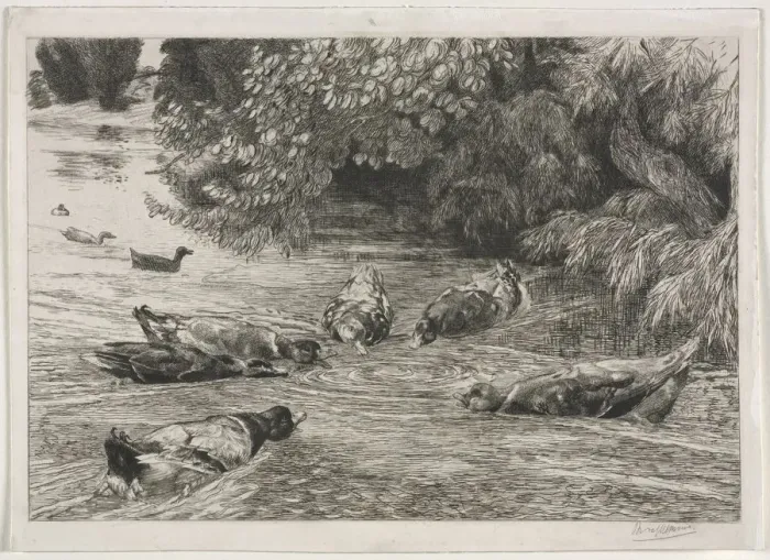 Framed Print : The Question Mark, c. 1865. Creator: Felix Bracquemond (French, 1833-1914) Framed Print : The Question Mark, c. 1865. Creator: Felix Bracquemond (French, 1833-1914)