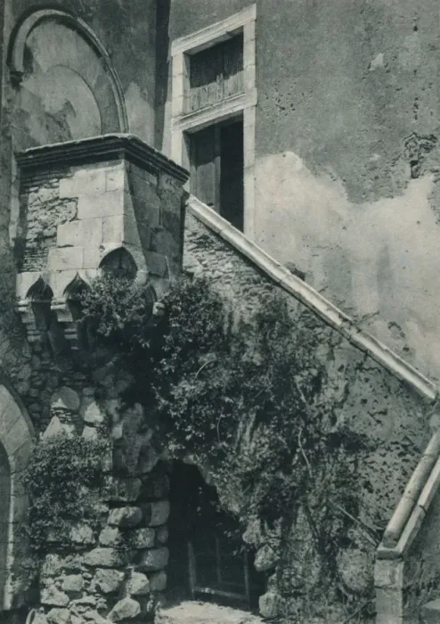 Framed Print : A quiet corner of Taormina, Sicily, Italy, 1927. Artist: Eugen Poppel Framed Print : A quiet corner of Taormina, Sicily, Italy, 1927. Artist: Eugen Poppel