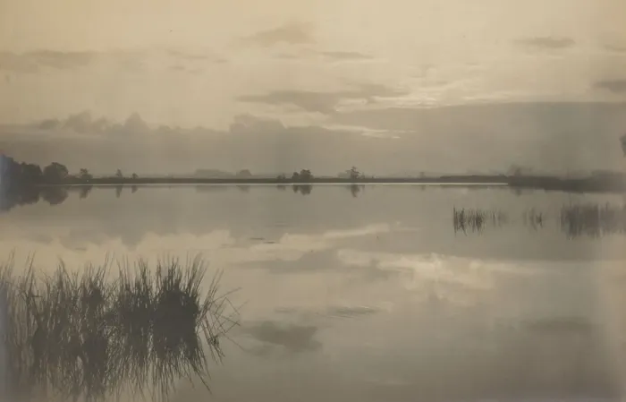 Framed Print : Quiet waters, c1930. Creator: Henry Edward Gaze Framed Print : Quiet waters, c1930. Creator: Henry Edward Gaze