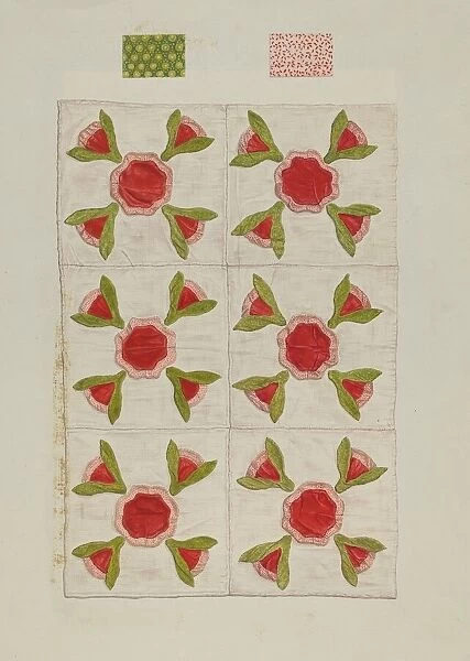 Quilt, 1935  /  1942. Creator: Flora Merchant