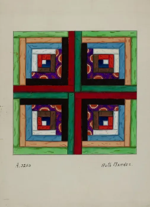 Framed Print : Quilt, c. 1936. Creator: Ruth M Barnes Framed Print : Quilt, c. 1936. Creator: Ruth M Barnes