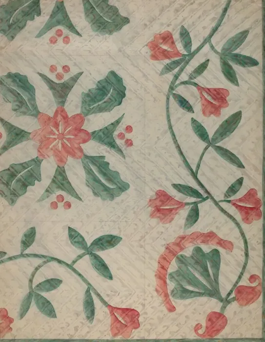 Framed Print : Quilt, c. 1937. Creator: Katherine Hastings Framed Print : Quilt, c. 1937. Creator: Katherine Hastings