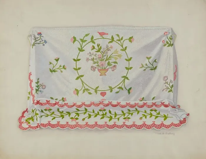 Framed Print : Quilt, c. 1938. Creator: Frank Gutting Framed Print : Quilt, c. 1938. Creator: Frank Gutting