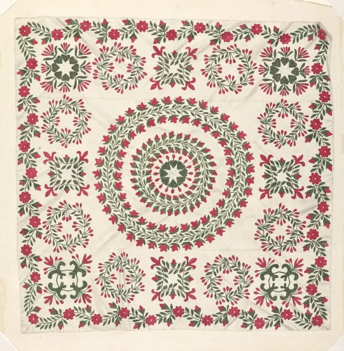 Framed Print : Quilt, c. 1938. Creator: Margaret Concha Framed Print : Quilt, c. 1938. Creator: Margaret Concha