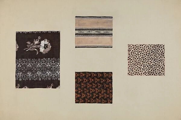 Quilt Patches, c. 1938. Creator: Katherine Hastings