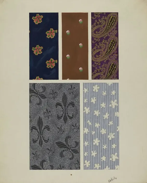 Framed Print : Quilt Patches, c. 1938. Creator: Edward White Framed Print : Quilt Patches, c. 1938. Creator: Edward White