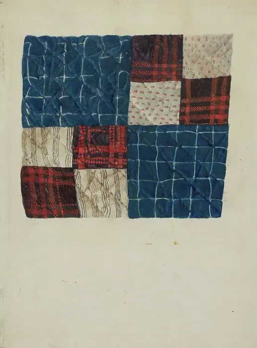 Framed Print : Quilt Square, 1935 / 1942. Creator: J Dilla Framed Print : Quilt Square, 1935 / 1942. Creator: J Dilla