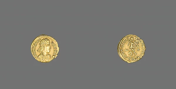 Quinarius (Coin) Portraying Emperor Arcadius, 393 (Spring)-394 (6 September)