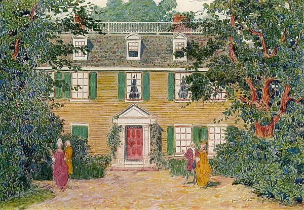 The Quincy House, New England, USA, c18th century (1921). Artist: James Preston