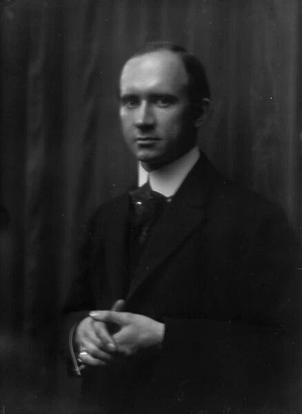 Quistgaard, J. von R. portrait photograph, 1912 Nov. 25. Creator: Arnold Genthe
