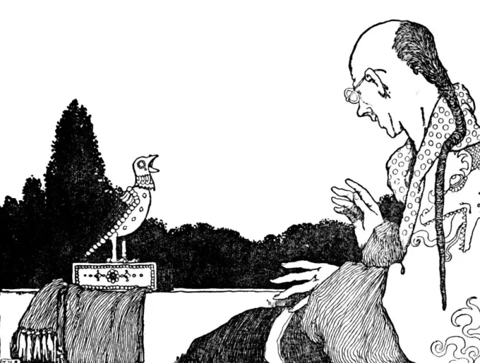Framed Print : He Was Quite As Successful as the Real Nightingale, c1930. Artist: W Heath Robinson Framed Print : He Was Quite As Successful as the Real Nightingale, c1930. Artist: W Heath Robinson