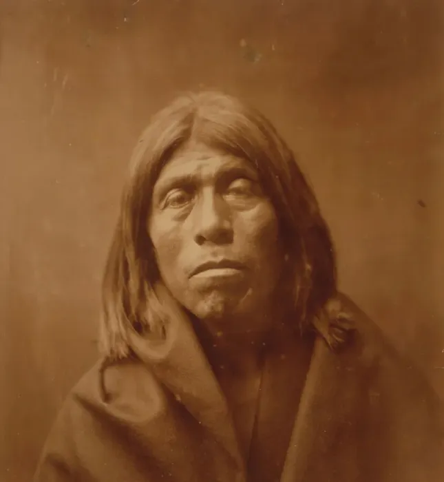 Framed Print : Quniaika-Mohave, c1903. Creator: Edward Sheriff Curtis Framed Print : Quniaika-Mohave, c1903. Creator: Edward Sheriff Curtis