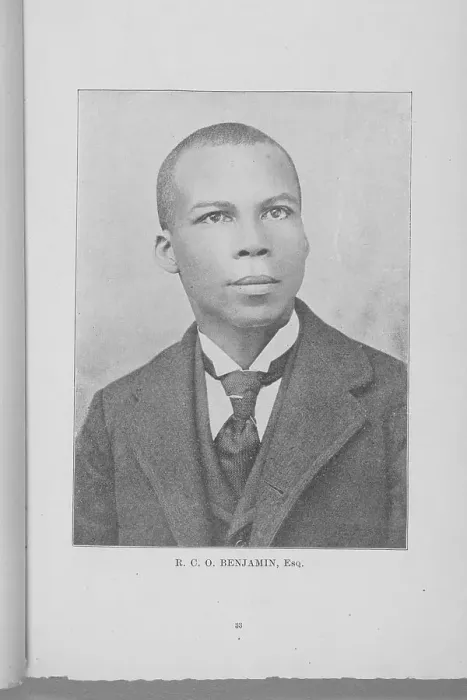 Framed Print : R. C. O. Benjamin, Esq. 1897 (Inferred). Creator: Unknown Framed Print : R. C. O. Benjamin, Esq. 1897 (Inferred). Creator: Unknown