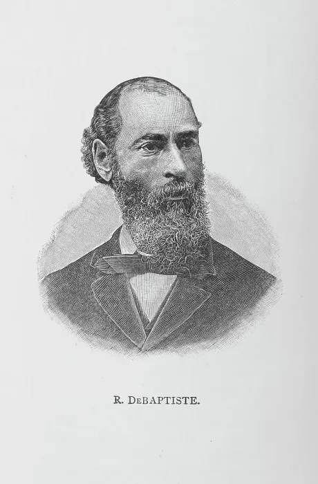 Framed Print : R. DeBaptiste, 1887. Creator: Unknown Framed Print : R. DeBaptiste, 1887. Creator: Unknown