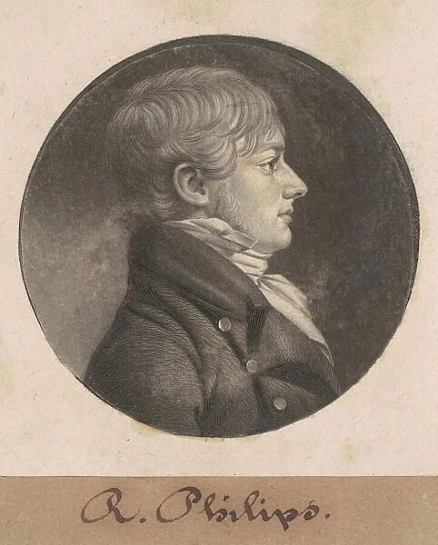 R. Philips, 1805. Creator: Charles Balthazar Julien Fevret de Saint-Memin