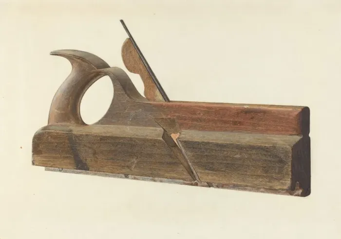 Framed Print : Rabbet Plane, c. 1938. Creator: Samuel Faigin Framed Print : Rabbet Plane, c. 1938. Creator: Samuel Faigin