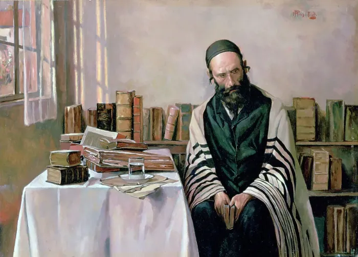 Framed Print : A Rabbi in his Study, c1887-1953. Creator: Alois Heinrich Priechenfried Framed Print : A Rabbi in his Study, c1887-1953. Creator: Alois Heinrich Priechenfried