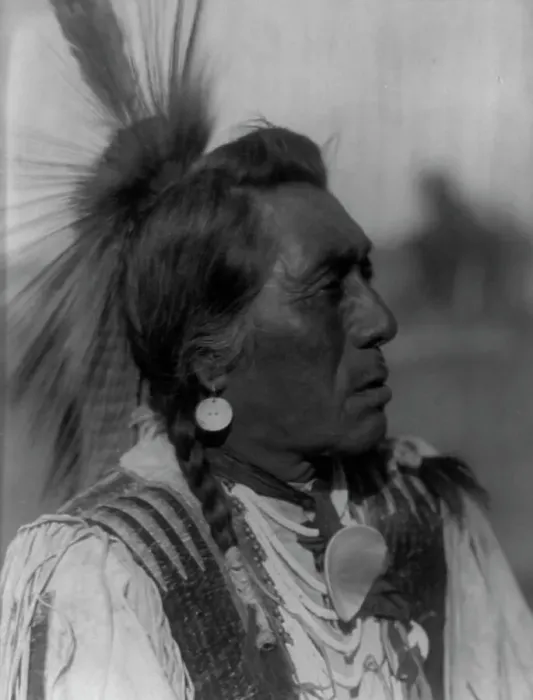 Framed Print : Rabbit Head-Hidatsa, c1908. Creator: Edward Sheriff Curtis Framed Print : Rabbit Head-Hidatsa, c1908. Creator: Edward Sheriff Curtis