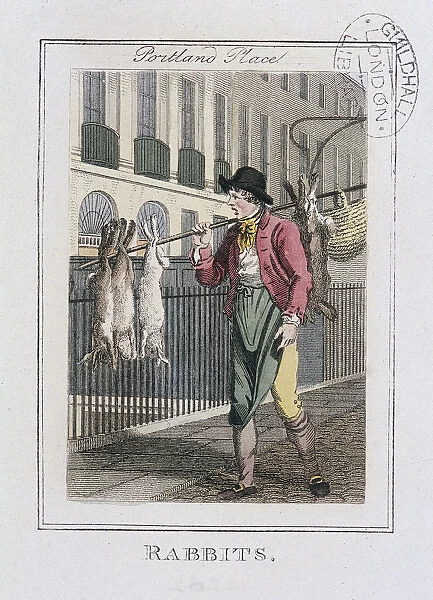 Rabbits, Cries of London, 1804