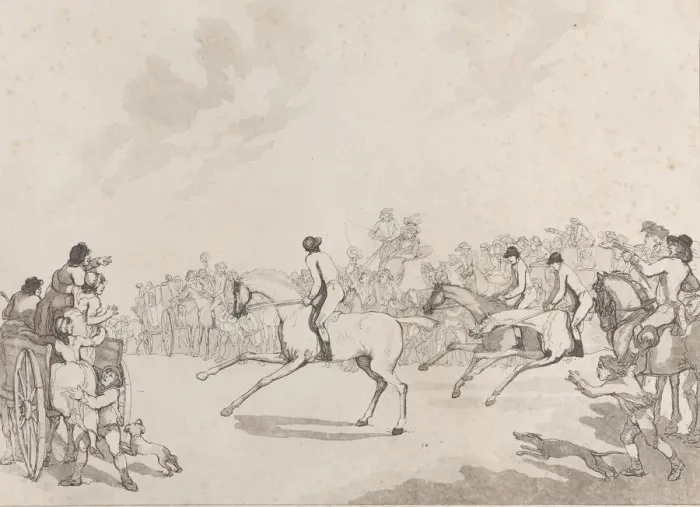 Framed Print : The Race Horse (from The Life of a Racehorse, or The High-Mettled Racer), July 20 Framed Print : The Race Horse (from The Life of a Racehorse, or The High-Mettled Racer), July 20