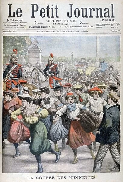 The race of the Midinette, 1903