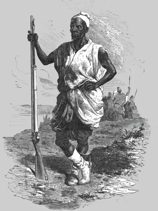 Framed Print : Racine Tall, El Hadj's chief at Koundian; Journey from the Senegal to the Niger, 1875. Creator: Unknown Framed Print : Racine Tall, El Hadj's chief at Koundian; Journey from the Senegal to the Niger, 1875. Creator: Unknown
