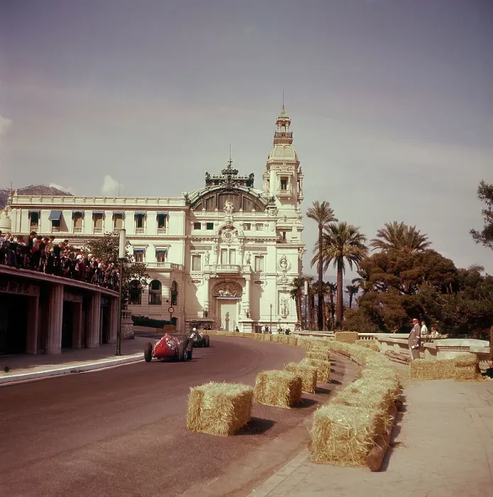 Framed Print : Two racing cars taking a bend, Monaco Grand Prix, Monte Carlo, 1959 Framed Print : Two racing cars taking a bend, Monaco Grand Prix, Monte Carlo, 1959