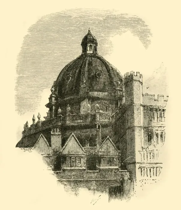 Framed Print : The Radcliffe Library, from the Quadrangle of Brasenose, 1898. Creator: Unknown Framed Print : The Radcliffe Library, from the Quadrangle of Brasenose, 1898. Creator: Unknown