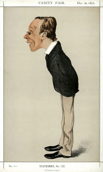 A Radical Leader, Henry Fawcett MP, British politician and economist, 1872. Artist: Melchiorre Delfico