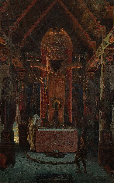 Radogost the God, 1913. Creator: Masek, Karel Vitezslav (1865-1927)