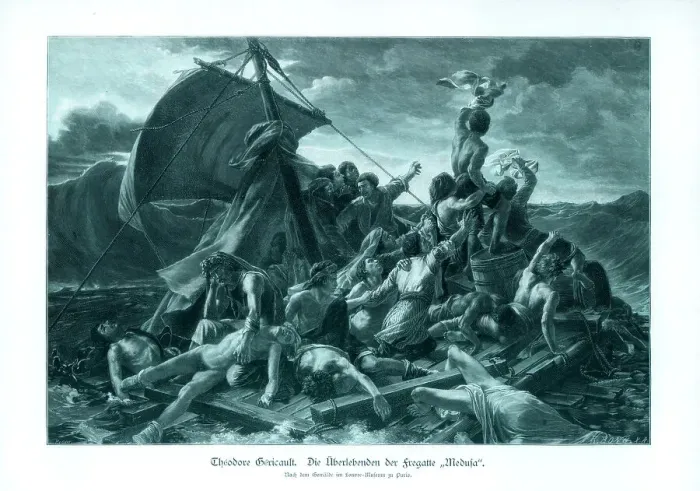 Framed Print : The Raft of the Medusa, 1900 Framed Print : The Raft of the Medusa, 1900
