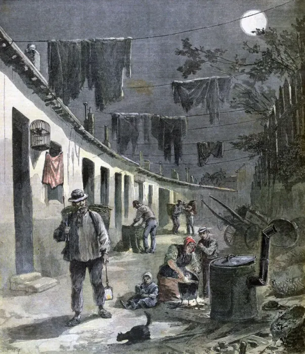 Framed Print : The rag and bone man of Paris, 1892. Artist: Henri Meyer Framed Print : The rag and bone man of Paris, 1892. Artist: Henri Meyer