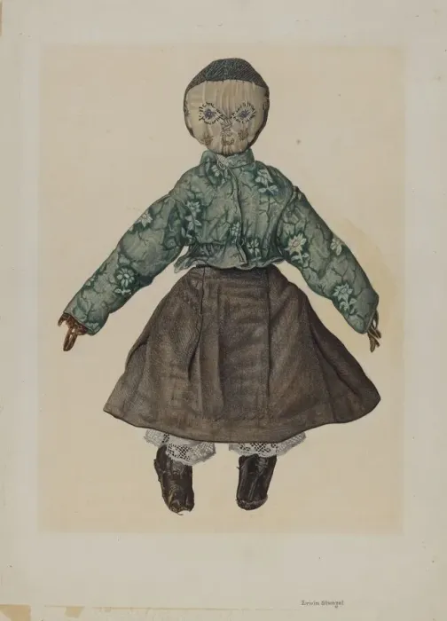 Framed Print : Rag Doll, 1935 / 1942. Creator: Erwin Stenzel Framed Print : Rag Doll, 1935 / 1942. Creator: Erwin Stenzel