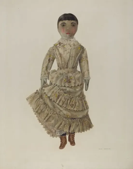 Framed Print : Rag Doll, c. 1940. Creator: Archie Thompson Framed Print : Rag Doll, c. 1940. Creator: Archie Thompson